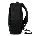 Ghost Samurai Mask Pattern Print Casual Backpack