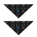 Ghost Samurai Mask Pattern Print Dog Bandana