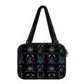 Ghost Samurai Mask Pattern Print Double Strap Bible Bag