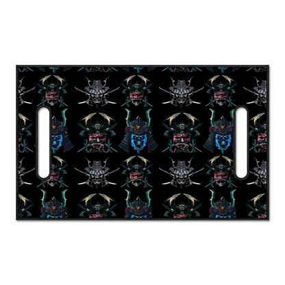 Ghost Samurai Mask Pattern Print Golf Cart Seat Cover