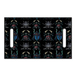 Ghost Samurai Mask Pattern Print Golf Cart Seat Cover