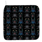 Ghost Samurai Mask Pattern Print Hand Towel