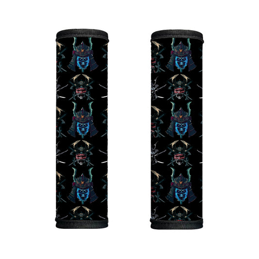 Ghost Samurai Mask Pattern Print Handle Covers