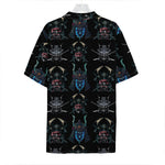 Ghost Samurai Mask Pattern Print Hawaiian Shirt
