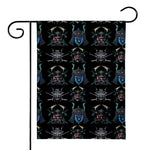 Ghost Samurai Mask Pattern Print House Flag