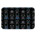 Ghost Samurai Mask Pattern Print Indoor Door Mat