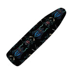 Ghost Samurai Mask Pattern Print Ironing Board Cover