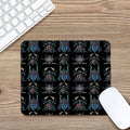 Ghost Samurai Mask Pattern Print Mouse Pad