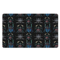 Ghost Samurai Mask Pattern Print Polyester Doormat
