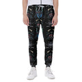Ghost Samurai Mask Pattern Print Joggers