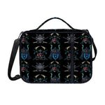 Ghost Samurai Mask Pattern Print Shoulder Strap Bible Bag