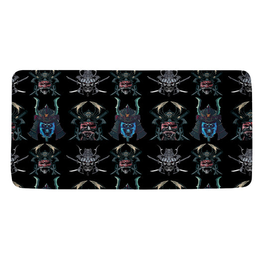 Ghost Samurai Mask Pattern Print Towel