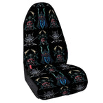 Ghost Samurai Mask Pattern Print Waterproof Car Seat Cover