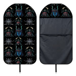 Ghost Samurai Mask Pattern Print Waterproof Car Seat Cover