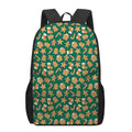 Gingerbread Cookies Pattern Print 17 Inch Backpack
