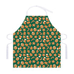 Gingerbread Cookies Pattern Print Adjustable Apron
