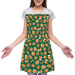 Gingerbread Cookies Pattern Print Adjustable Apron