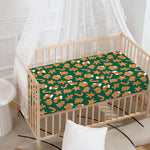 Gingerbread Cookies Pattern Print Baby Crib Sheet