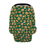 Gingerbread Cookies Pattern Print Baby Seat Cover