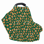 Gingerbread Cookies Pattern Print Baby Seat Cover