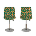 Gingerbread Cookies Pattern Print Bar Stool Covers