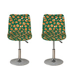 Gingerbread Cookies Pattern Print Bar Stool Covers