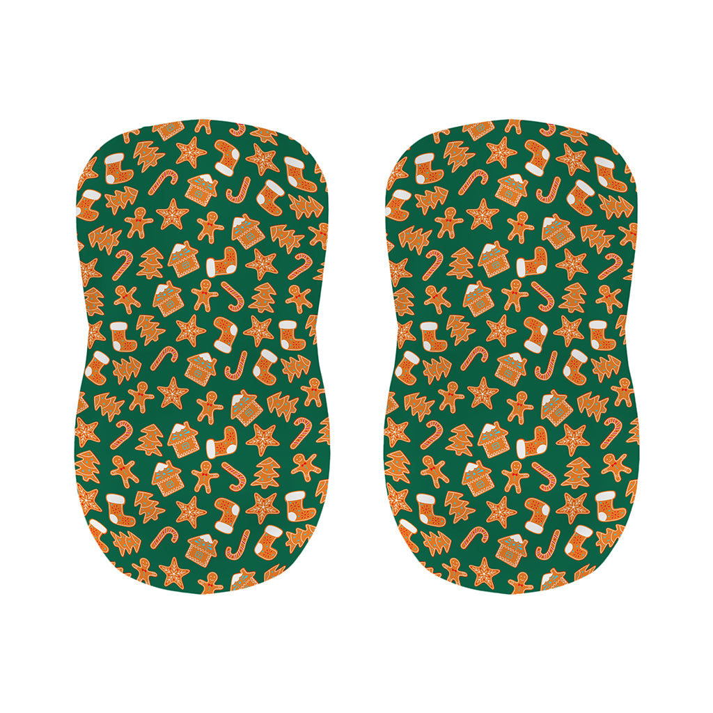 Gingerbread Cookies Pattern Print Bar Stool Covers