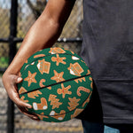 Gingerbread Cookies Pattern Print Basketball