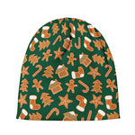 Gingerbread Cookies Pattern Print Beanie