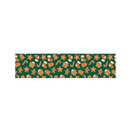 Gingerbread Cookies Pattern Print Bed Runner