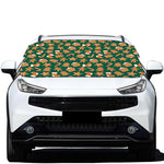 Gingerbread Cookies Pattern Print Car Windshield Snow Cover