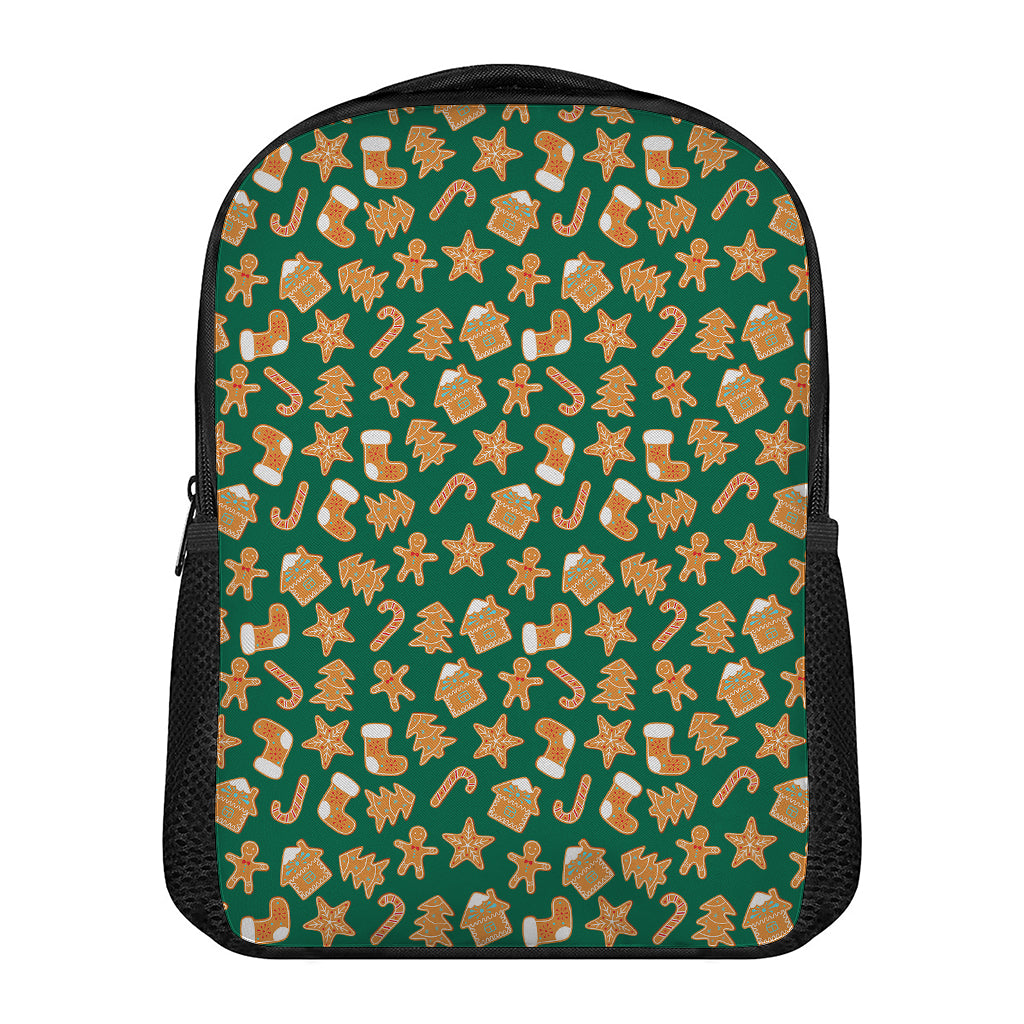 Gingerbread Cookies Pattern Print Casual Backpack