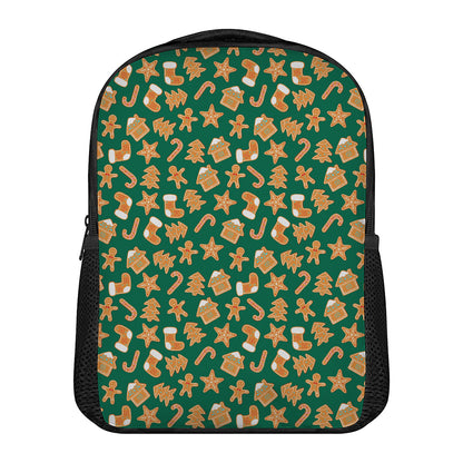 Gingerbread Cookies Pattern Print Casual Backpack