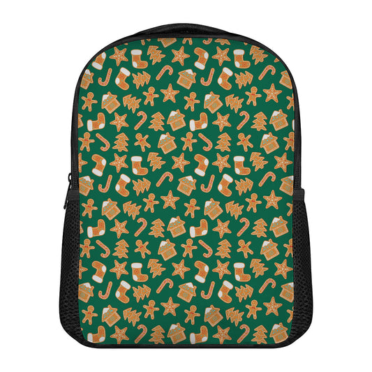 Gingerbread Cookies Pattern Print Casual Backpack