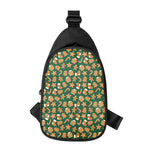 Gingerbread Cookies Pattern Print Chest Bag