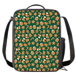 Gingerbread Cookies Pattern Print Crossbody Lunch Bag