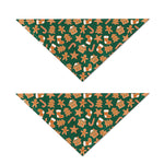 Gingerbread Cookies Pattern Print Dog Bandana