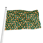 Gingerbread Cookies Pattern Print Flag