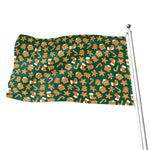 Gingerbread Cookies Pattern Print Flag