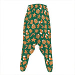 Gingerbread Cookies Pattern Print Hammer Pants