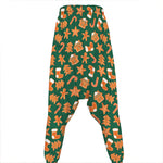 Gingerbread Cookies Pattern Print Hammer Pants