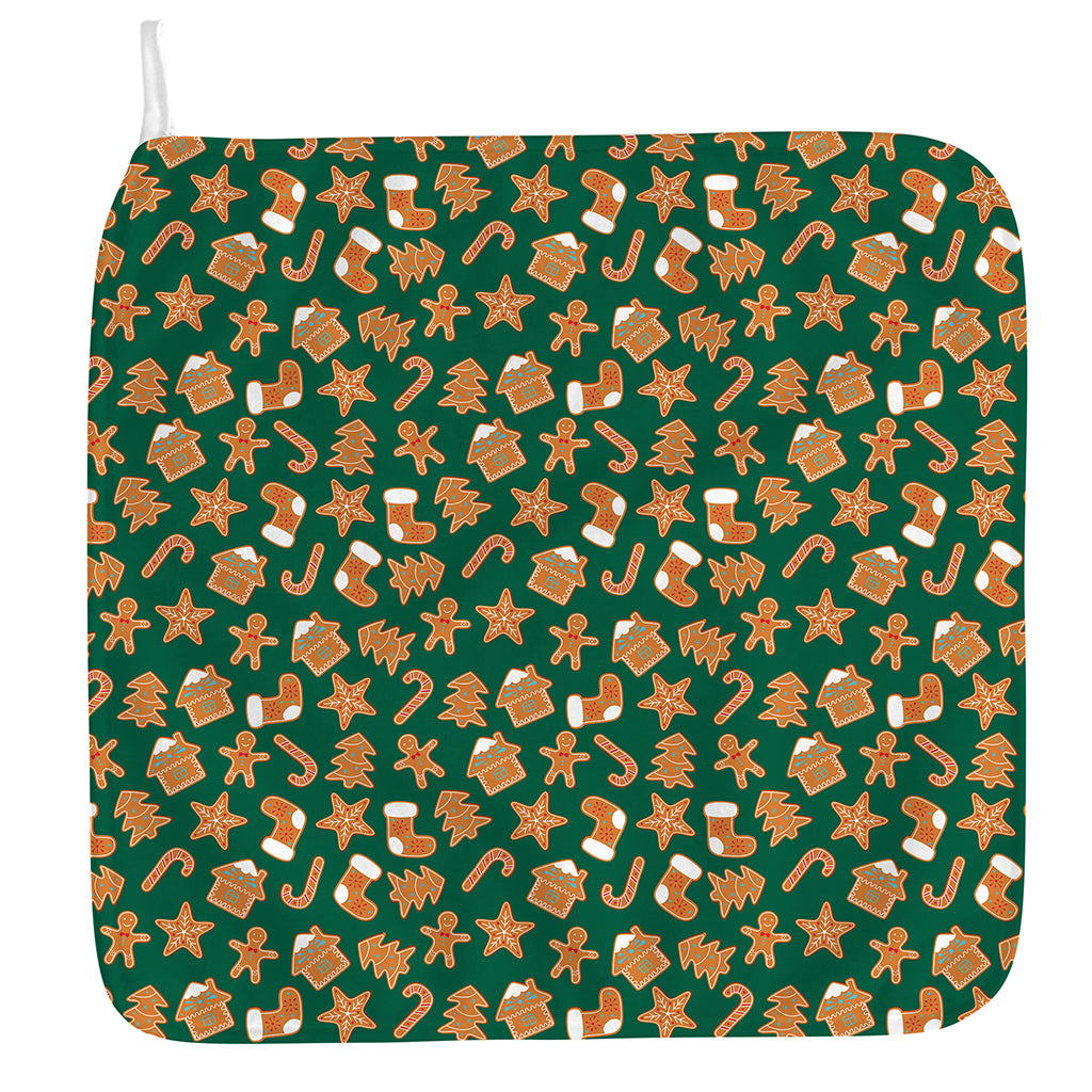 Gingerbread Cookies Pattern Print Hand Towel