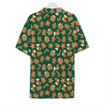 Gingerbread Cookies Pattern Print Hawaiian Shirt