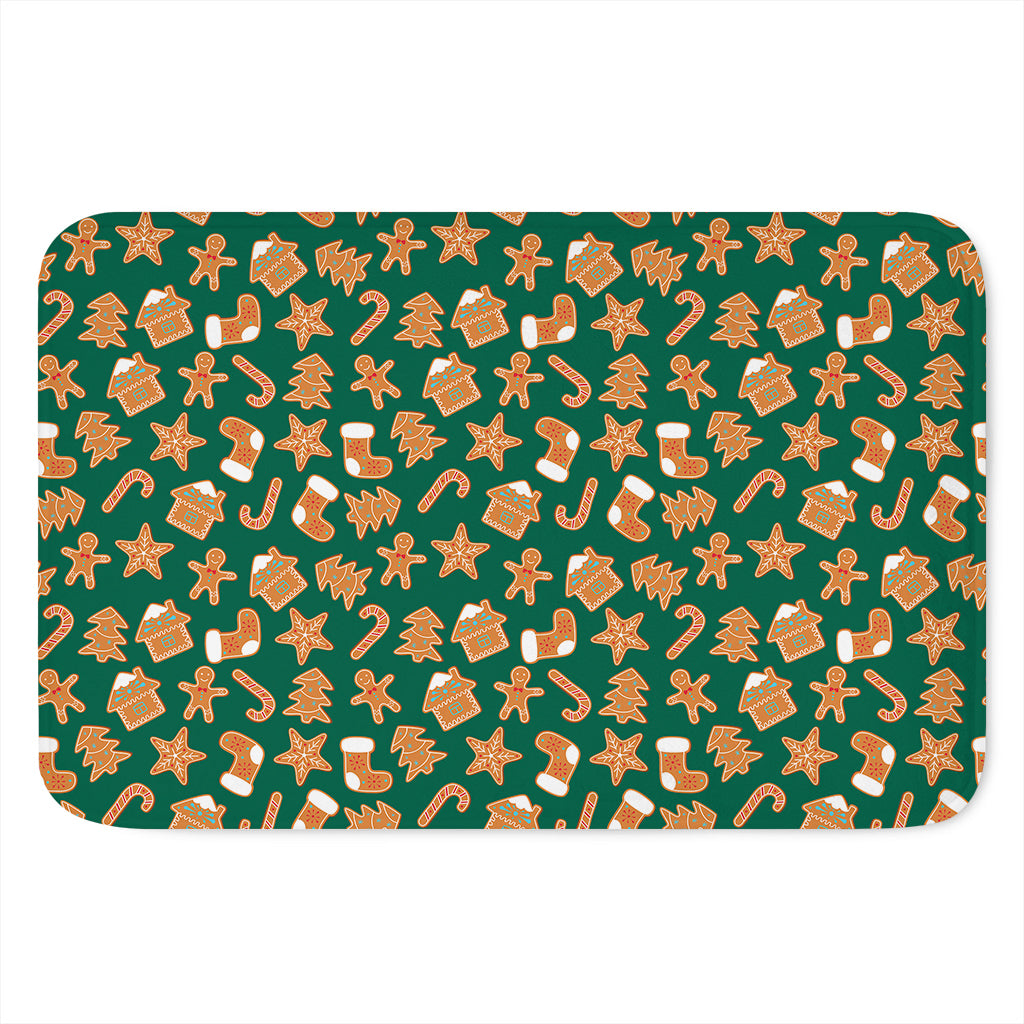 Gingerbread Cookies Pattern Print Indoor Door Mat