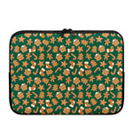 Gingerbread Cookies Pattern Print Laptop Sleeve