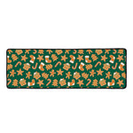 Gingerbread Cookies Pattern Print Long Kitchen Mat