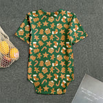 Gingerbread Cookies Pattern Print Men's Bodysuit