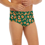 Gingerbread Cookies Pattern Print Men's Briefs
