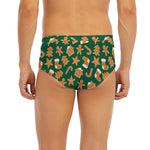 Gingerbread Cookies Pattern Print Men's Briefs