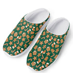 Gingerbread Cookies Pattern Print Mesh Casual Shoes